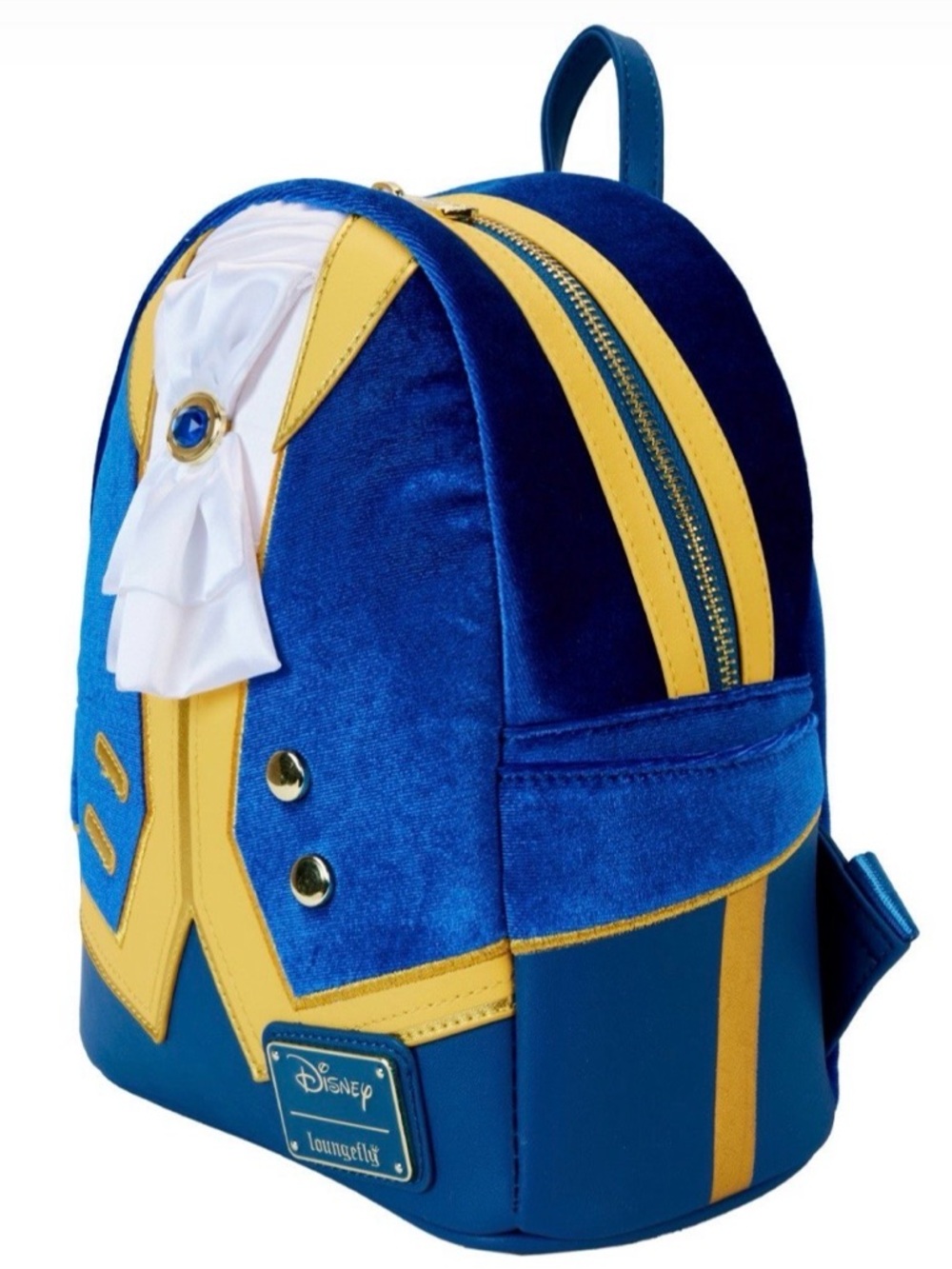 NWT Loungefly Disney Beauty And The Beast Velour Cosplay Mini Backpack RARE - Picture 2 of 8